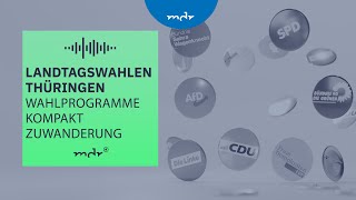 Zuwanderung – Was Thüringens Parteien planen  Podcast Wahlprogramme kompakt  MDR [upl. by Britt369]