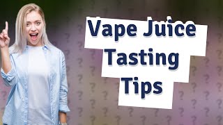 Why am I tasting vape juice in my mouth [upl. by Avron]