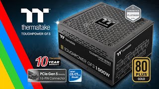 Fuentes Modulares Thermaltake Toughpower GF3 7501650 Watts 80 Plus Gold [upl. by Wisnicki65]