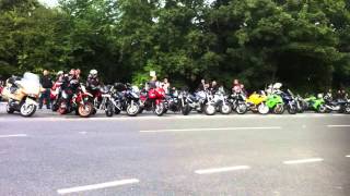 Devils Bridge Kirkby Lonsdale bikes taking off [upl. by Rocker]