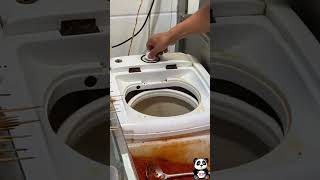 Appreciation of Chinese Street Food 172）Washing machine drains oil [upl. by Akessej]