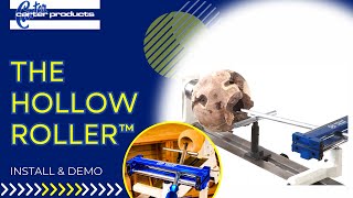 Hollow Roller™ Vessel Turning System Installation and Turning demo [upl. by Vincents]