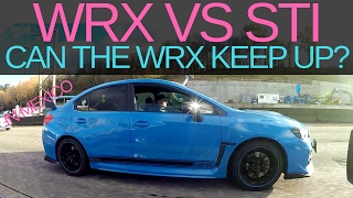 WRX vs STI Stage 2 WRX vs Stage 2 STI 20152016 [upl. by Imoyik]