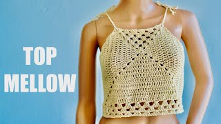 Top de Verano Tejido a Crochet Patrón Fácil paso a paso [upl. by Aicitel]