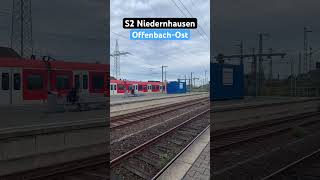 OffenbachOst Einfahrt RB423S2➡️Niedernhausen sbahn shorts [upl. by Errick]