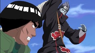 Guy vs Kisame Full Fight Sub Indo [upl. by Llehcsreh]