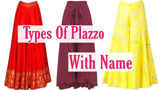 Types of plazo  Types of plazo with name  Latest plazo pant design 2020  Plazo with name  Plazo [upl. by Miahc]