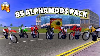 MX BIKES 85 ALPHAMODS COMPLETE PACK  85cc STREET TYRES DOWLOAD THIS BIKES ARE INSANE😱🔥 [upl. by Amitaf]