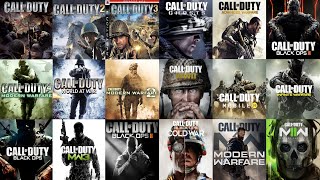 Evolution of CALL OF DUTY Games 20032022 [upl. by Mann]