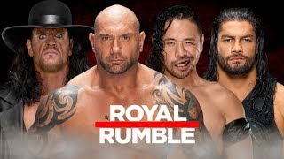 WWE 40 Man Royal Rumble Match 2018  Entrance Predictions [upl. by Osmond104]