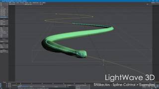 LightWave 3D Snake scene rendered [upl. by Sirois845]