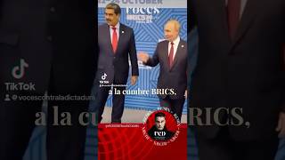 ¡MADURO EL INVITADO INCÓMODO EN LA CUMBRE BRICS RIDICULIZADO POR PUTIN [upl. by Adabelle]