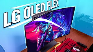 LG OLED FLEX Review The 4k Gaming Monitor [upl. by Marb536]