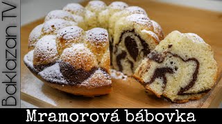 BÁBOVKA  Recept na šťavnatú mramorovú bábovku [upl. by Enyehc]