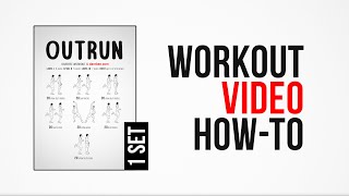 Outrun Workout  HowTo   One Set  by DAREBEE [upl. by Schindler811]