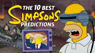 Top 10 Simpsons Future Predictions of All Time [upl. by Ranson]