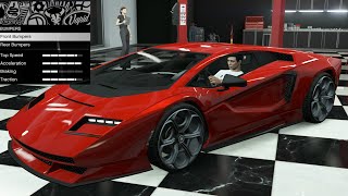 GTA 5  DLC Vehicle Customization  Pegassi Torero XO Lamborghini Countach [upl. by Annaxor681]