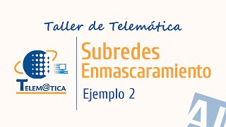 Subredes Enmascaramiento Ejemplo 2  Telemática Vídeo  4 [upl. by Jonathan948]