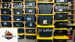 Multi size tote storage 17274055 gallon [upl. by Malina]