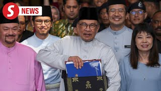 Anwar arrives at Parliament to table Budget 2025 [upl. by Ahsiya]