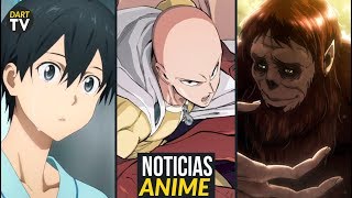 Shingeki no Kyojin TRAILER EN LATINO SAO 3 ESTRENO ANTICIPADO POR FIN One Punch Man 2  Noticias [upl. by Annibo]