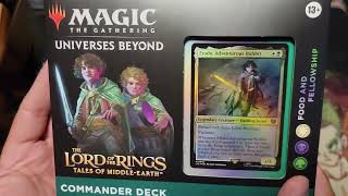 MTG LOTR Commander decks opening [upl. by Hennessy]