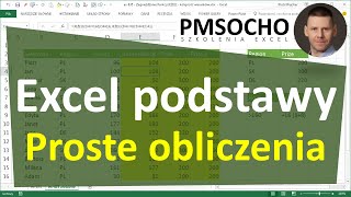 EXCEL  Proste obliczenia [upl. by Hales]