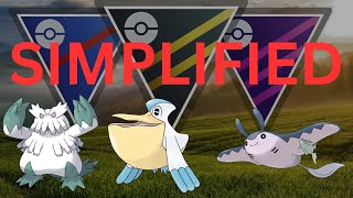 Great League Jungle Cup Abomasnow Pelipper Mantine team is SIMPLIFIED in PokemonGo [upl. by Eizzo]