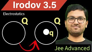 Irodov 35  solution of Irodov problem 35  electrostatics [upl. by Yelloh167]