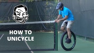 How to ride a unicycle  10 tips [upl. by Alleiram785]