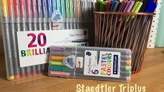 Staedtler Triplus Fineliner Pen Review [upl. by Klump]