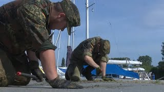 KAMPF GEGEN UNKRAUT Bundeswehr in Ueckermünde im Spezialeinsatz [upl. by Frederique]