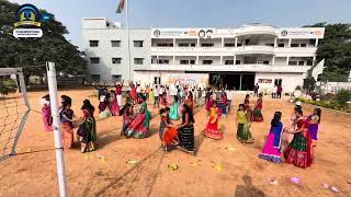 Dance by grade 5 to grade 9 Sankranthi celebration [upl. by Croner]