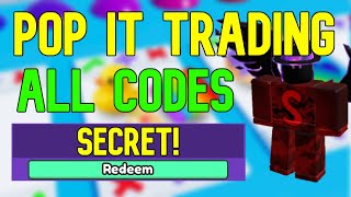 ALL Pop It Trading CODES  Roblox Pop It Trading Codes July 2023 [upl. by Mickie542]