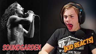 Gen Alpha Kid Reacts to Grunge  SOUNDGARDEN  Slaves and Bulldozers [upl. by Linnet]