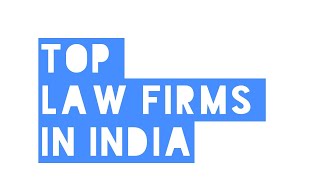 Top law firms in india [upl. by Atinoj]