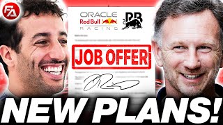 Daniel Ricciardos FUTURE PLANS LEAKED after Christian Horner Presents SHOCKING Offer [upl. by Astto21]