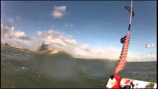 Kitesurfing learning how to jump lesson with Lewis Crathern [upl. by Dimond11]