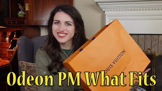 Unboxing The Louis Vuitton Odeon PM Plus What Fits [upl. by Hathcock]