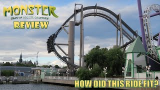 Monster Review Grona Lund Bolliger amp Mabillard Inverted Coaster  How Did This Ride Fit [upl. by Manville54]