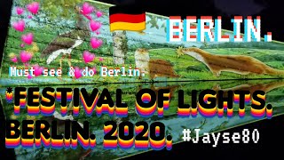 Festival of lights BERLIN 2020 VirtualReality Berlin 4k Amazing💯 [upl. by Lyrehc]