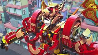 LEGO Monkie Kid 80012 Monkey King Warrior Mech [upl. by Bowman898]