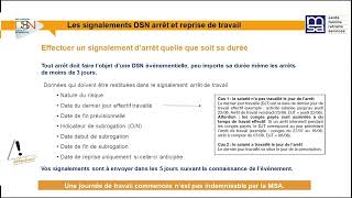 DSN évènementielle  Les bonnes pratiques MSA MPN [upl. by Ysak]