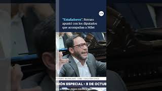 El diputado Ferraro apuntó contra los dirigentes de la Libertad Avanza [upl. by Swanhildas]