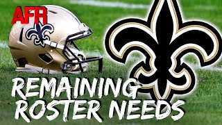 Saints Biggest Remaining Roster Needs  BEST New Orleans NFL Draft Pick  New Orleans Saints News [upl. by Karmen994]