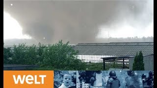 Tornado am Niederrhein Aufräumen der enormen Schäden nach dem Unwetter [upl. by Dudden]