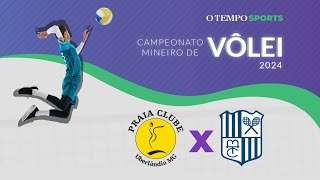 CAMPEONATO MINEIRO VÔLEI MASCULINO 2024  PRAIA CLUBE X MINAS [upl. by Autrey]