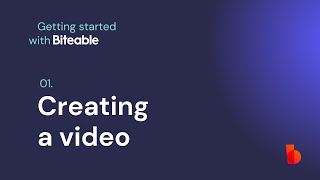 Getting started with Biteable  Creating a video [upl. by Merrill]