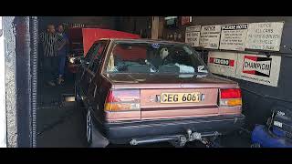 Toyota 20v in for a std Dicktator Management System tuning from R800 power runs R100 for two runs [upl. by Aela]