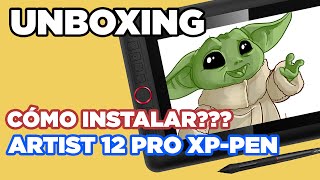 ARTIST 12 PRO XPPEN REVIEW  DIBUJANDO A BABY YODA [upl. by Oicinoid]